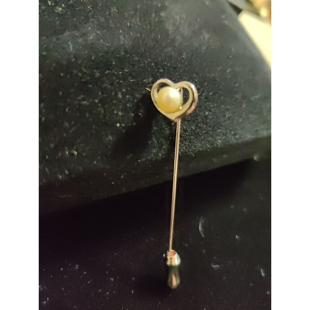 Heart Stick Hat Pin